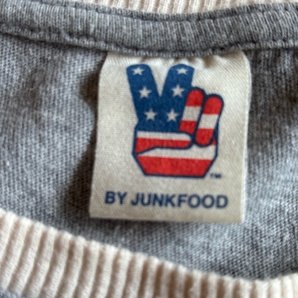 Junkfood S Atari Retro grey graphic T-shirt - Picture 8 of 10